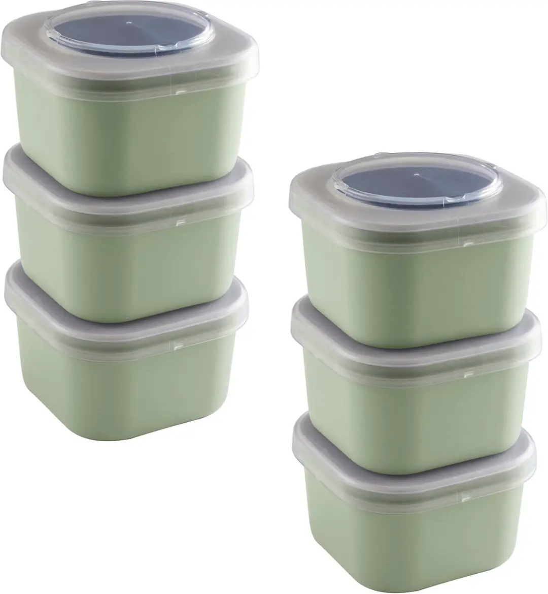 Sunware Sigma Home Food lunchbakje 0.75L - Set van 2 - Groen