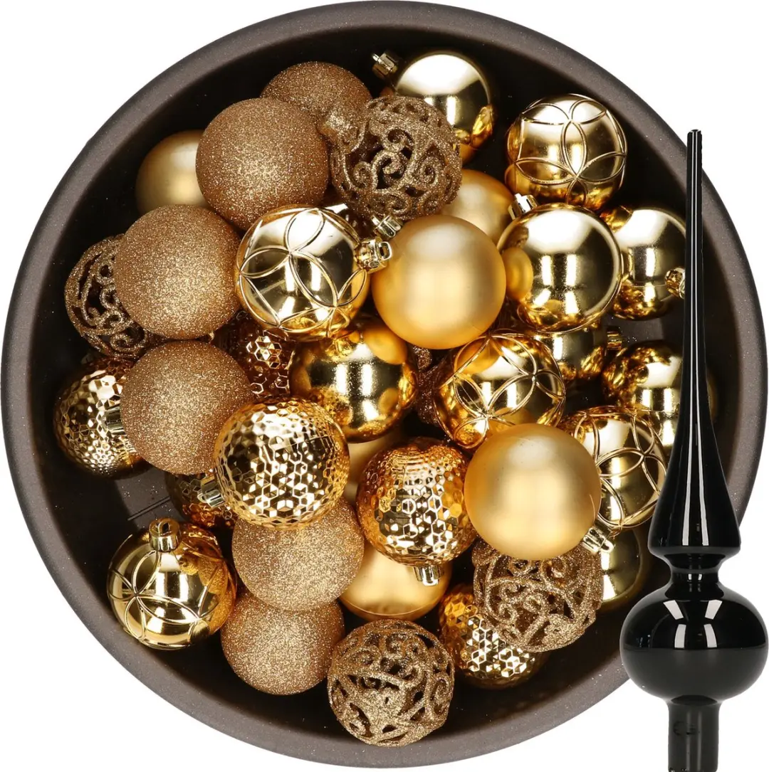 Decoris Kerstballen 37x stuks