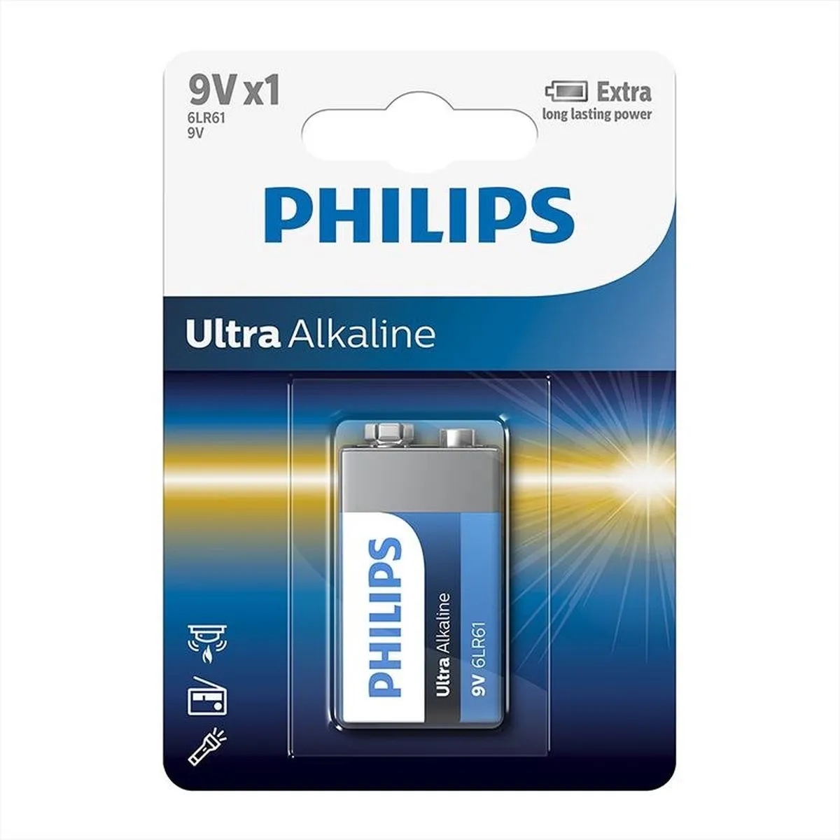 Philips 9V Batterij 550mAh - 1 Stuk - afbeelding 6 van 6