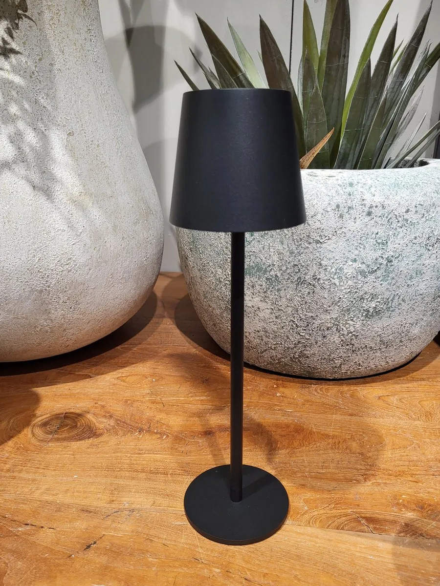 Anna's Collection Portable Tafellamp Ambiance - Zwart 36cm