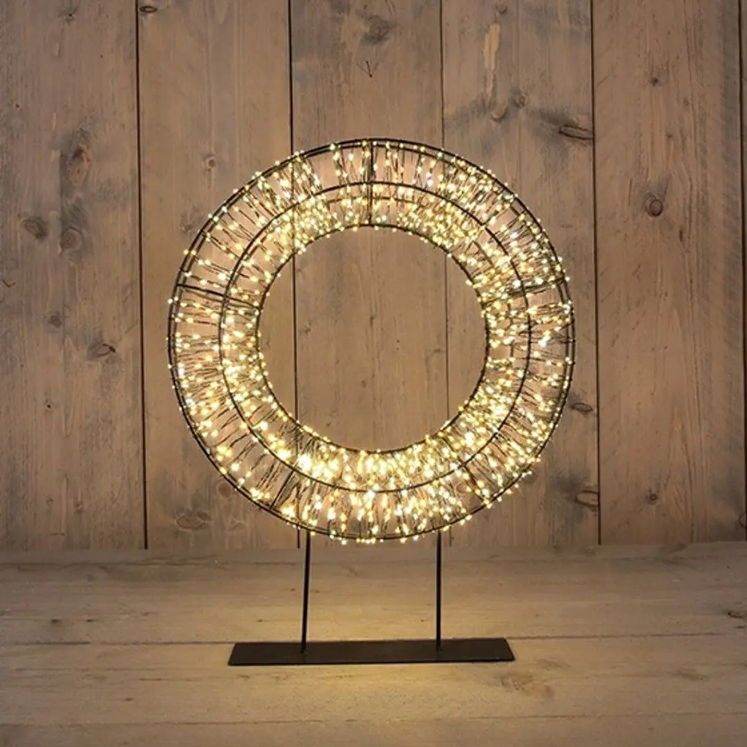 Anna's Collection LED Krans Metaal Ø36cm - 1200 Micro LED - afbeelding 6 van 6