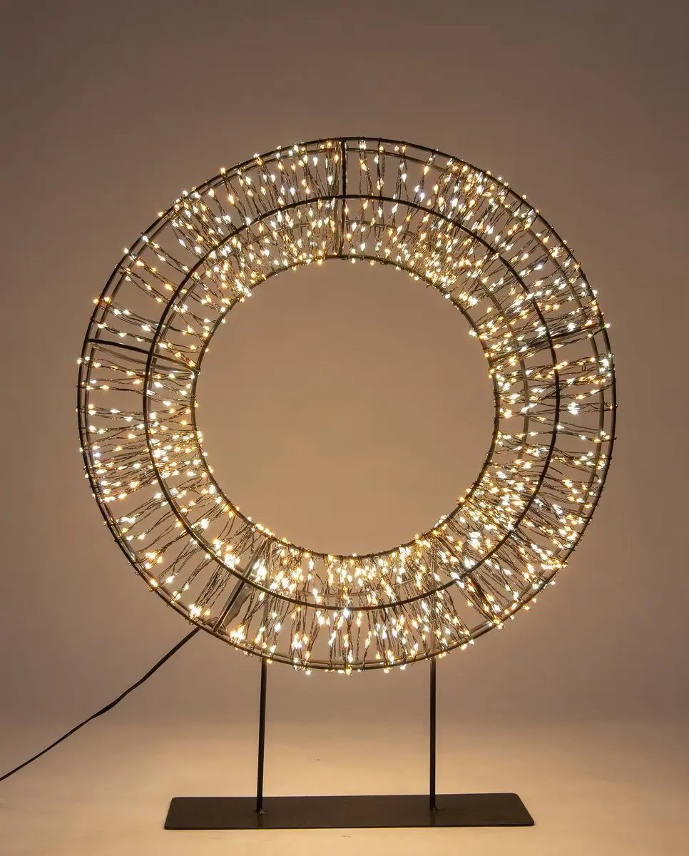 Anna's Collection LED Krans Metaal Ø36cm - 1200 Micro LED - afbeelding 5 van 6