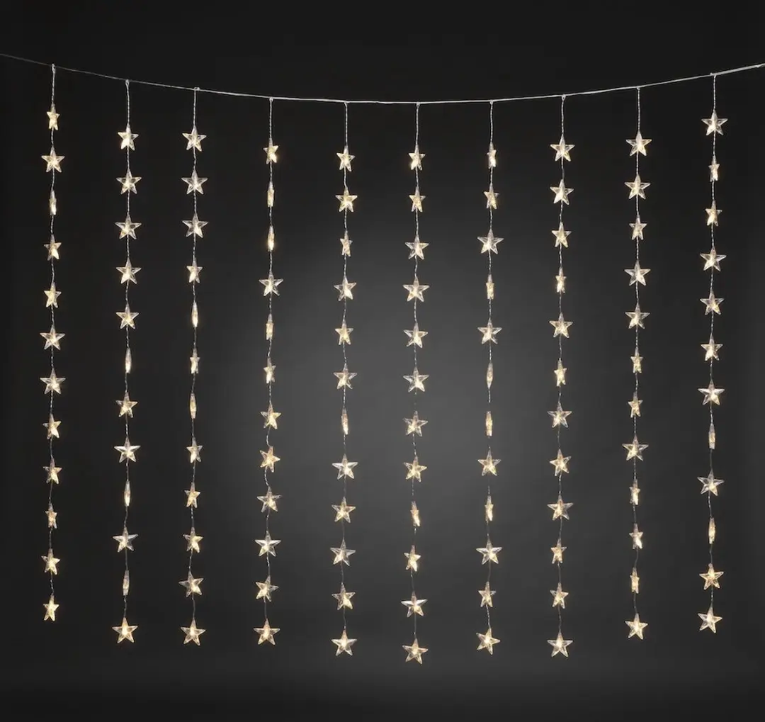 Konstsmide LED Sterren Lichtgordijn 120-lamps