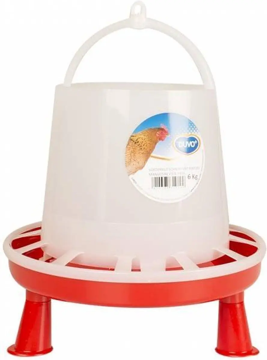 Duvoplus Kippenvoerbak met Poten 3L - 3kg - afbeelding 2 van 3