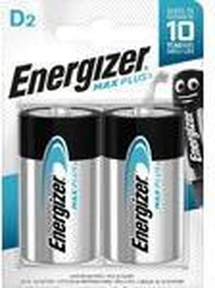 Energizer Max Plus D Batterij (Mono) Alkaline - 2 Stuks - afbeelding 6 van 6