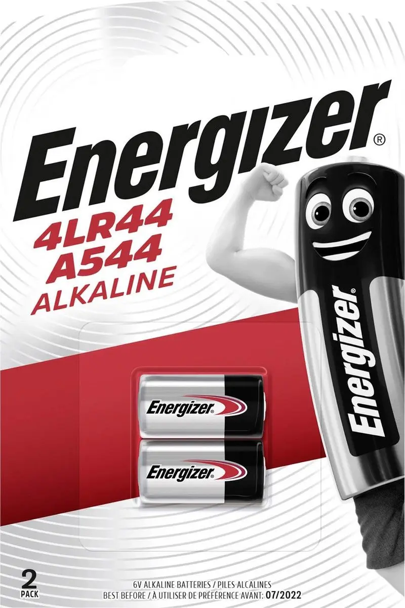 Energizer 4LR44/A544 Alkaline Batterij 6V