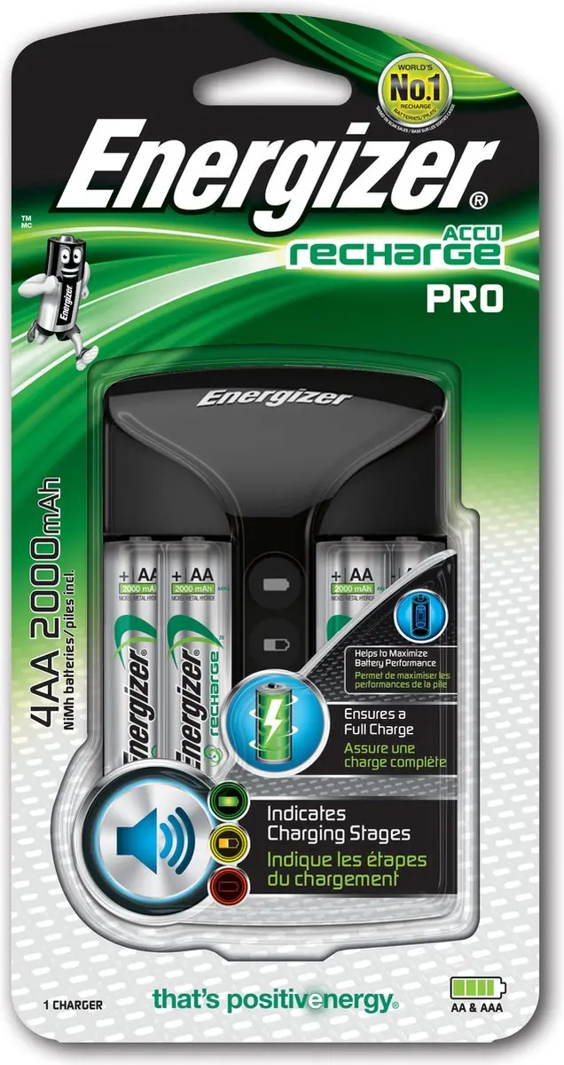 Energizer Pro Charger Acculader AA/AAA