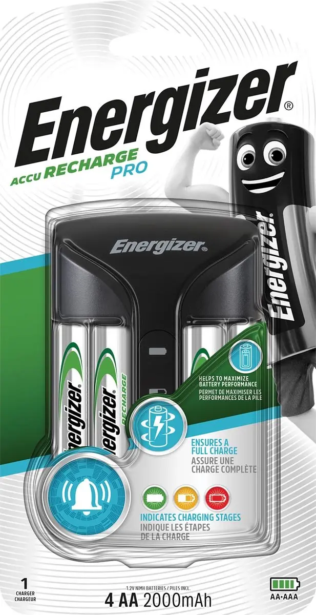 Energizer Pro Charger Acculader AA/AAA - 4x AA - afbeelding 5 van 6