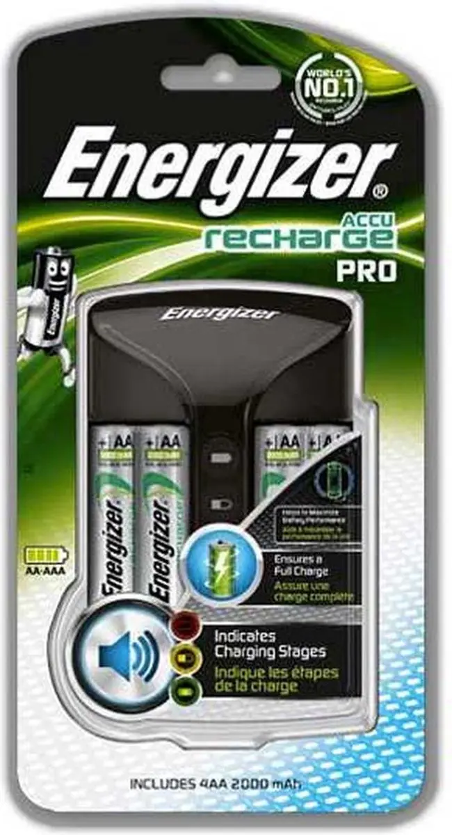 Energizer Pro Charger Acculader AA/AAA - 4x AA - afbeelding 2 van 6