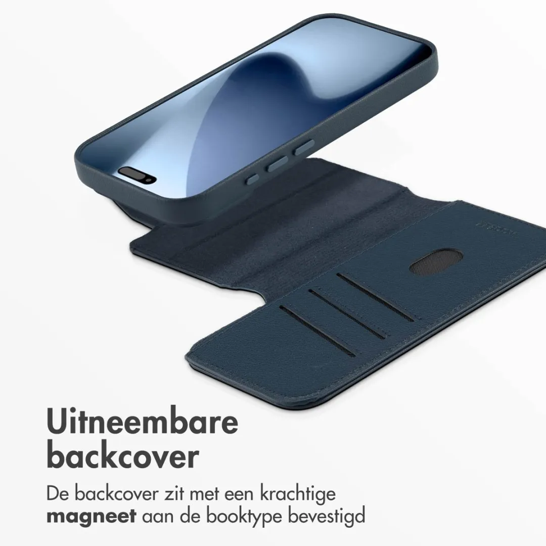 Accezz Hoesje iPhone 17 Pro Nightfall Blue - 3 Pasjes - MagSafe