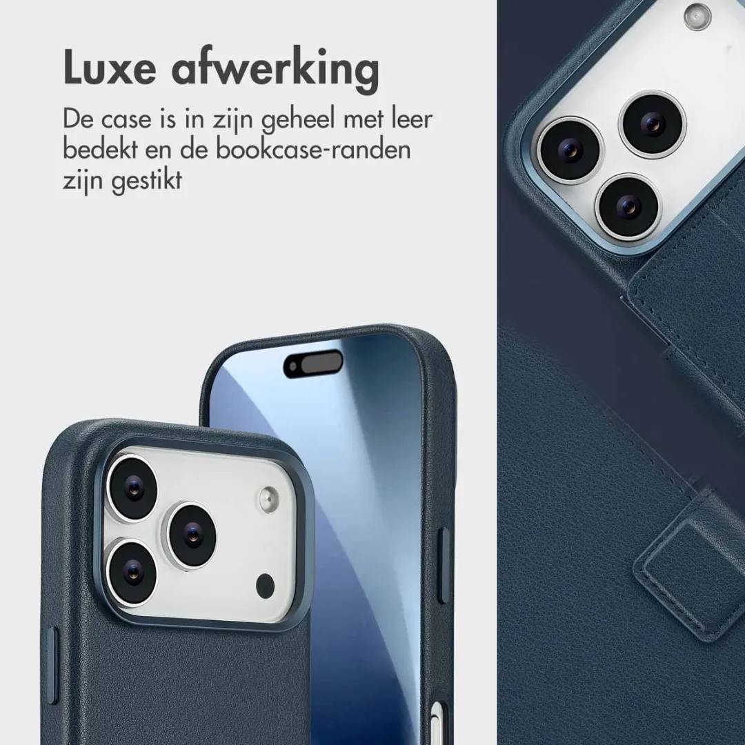 Accezz Hoesje iPhone 17 Pro Nightfall Blue - 3 Pasjes - MagSafe