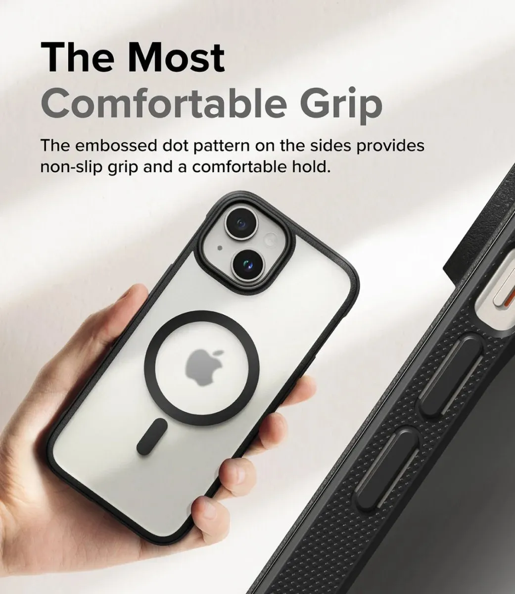 Ringke Fusion Bold Hoesje iPhone 15 Plus - MagSafe - Zwart