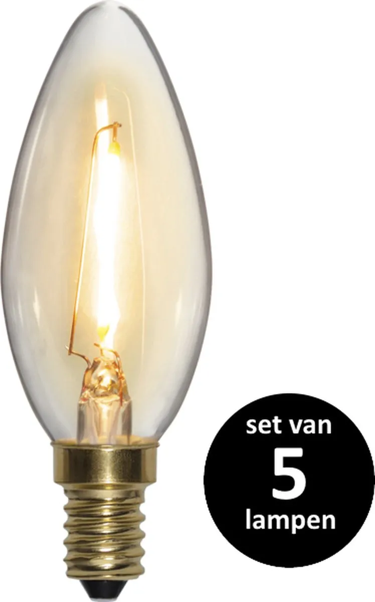 Star Trading Soft Glow Kaarslamp E14 0.8W