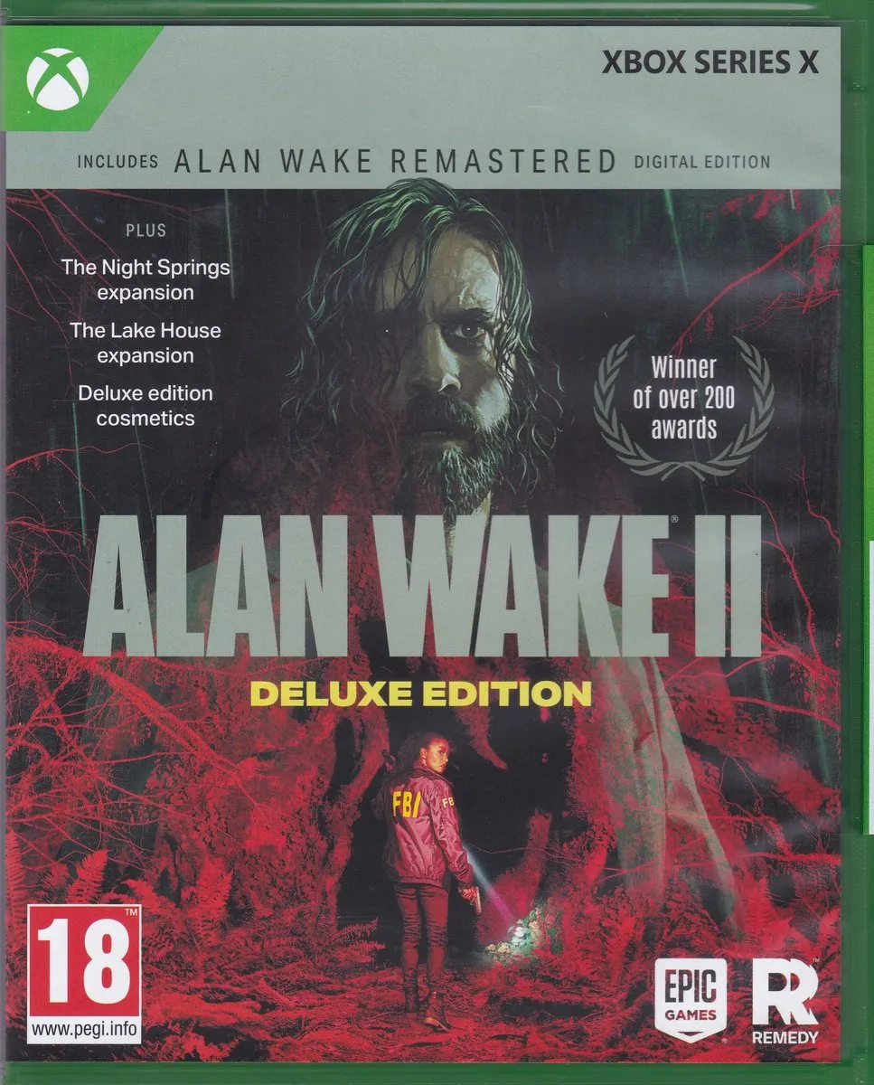 Alan Wake 2 Remastered - Deluxe Edition Includes Alan Wake Remastered Digital Edition Xbox Series X