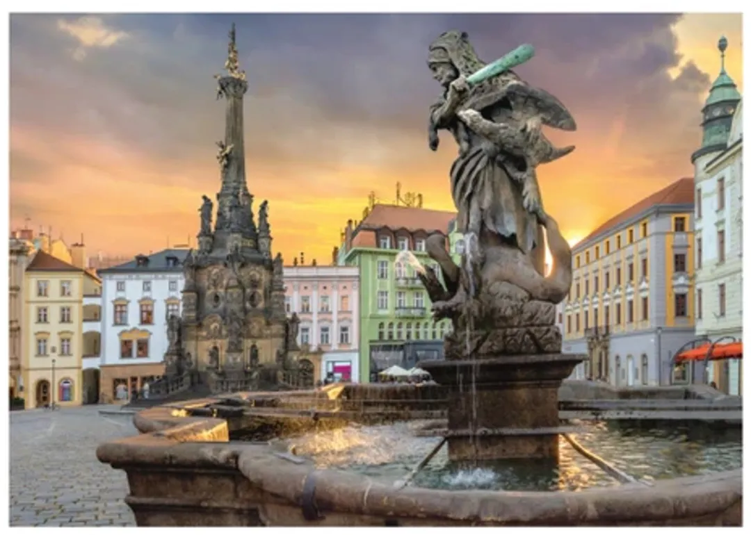 Dinotoys puzzel van de hercules fontein in tsjechie 500 stukjes