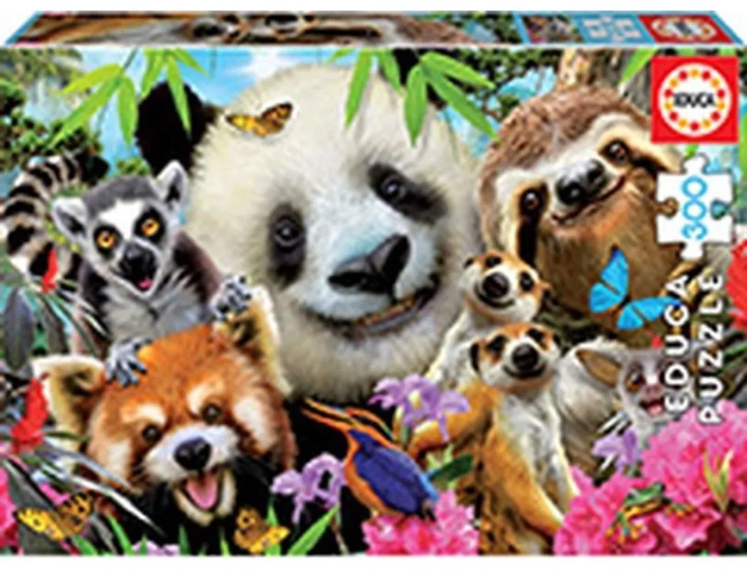 Educa Black Eyed Friends Selfie 300 Puzzeldieren - Meerkleurig