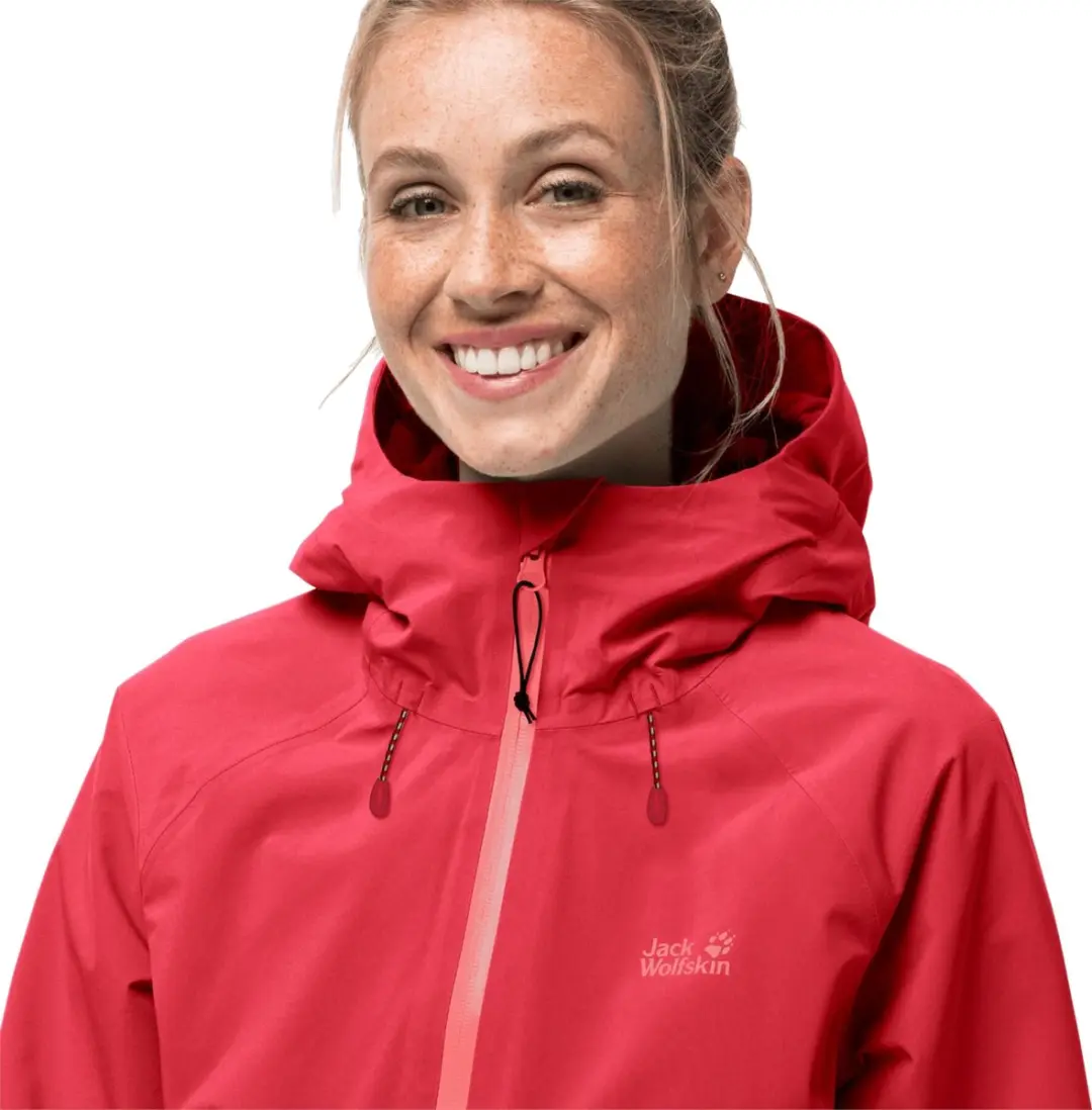 Jack Wolfskin Highest Peak GT Damesjack - Rood - XXL - afbeelding 4 van 4