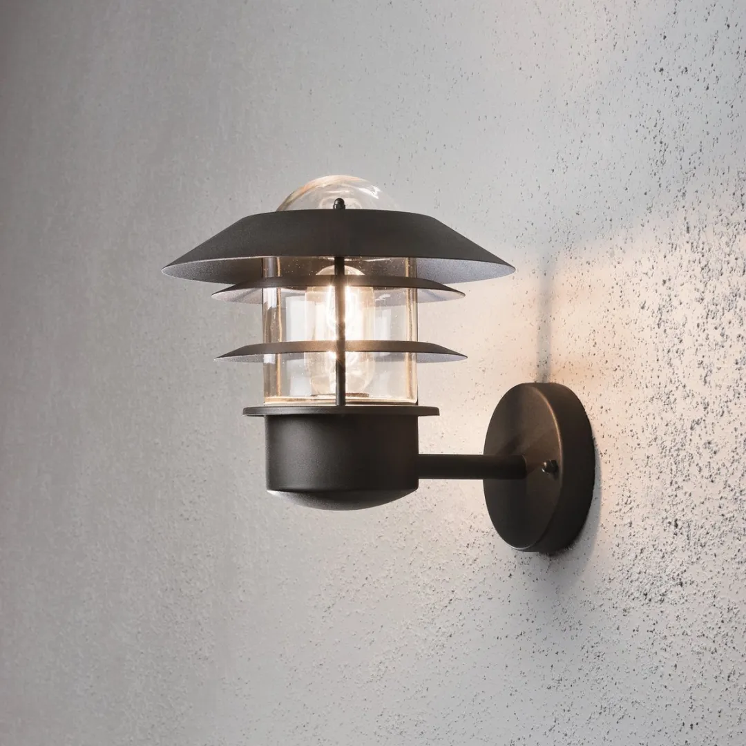 Konstsmide Modena Wandlamp Buiten Ø22cm - Zwart