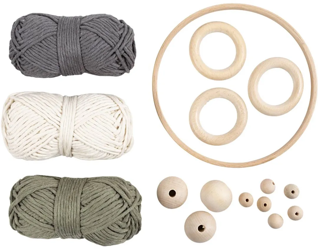 Creativ Company Macramé Startersset Multikleurig