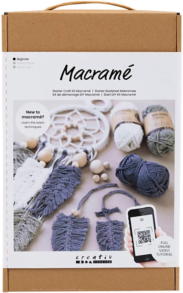 Creativ Company Macramé Startersset Multikleurig