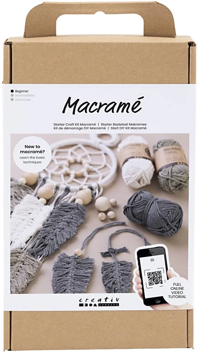 Creativ Company Macramé Startersset Multikleurig