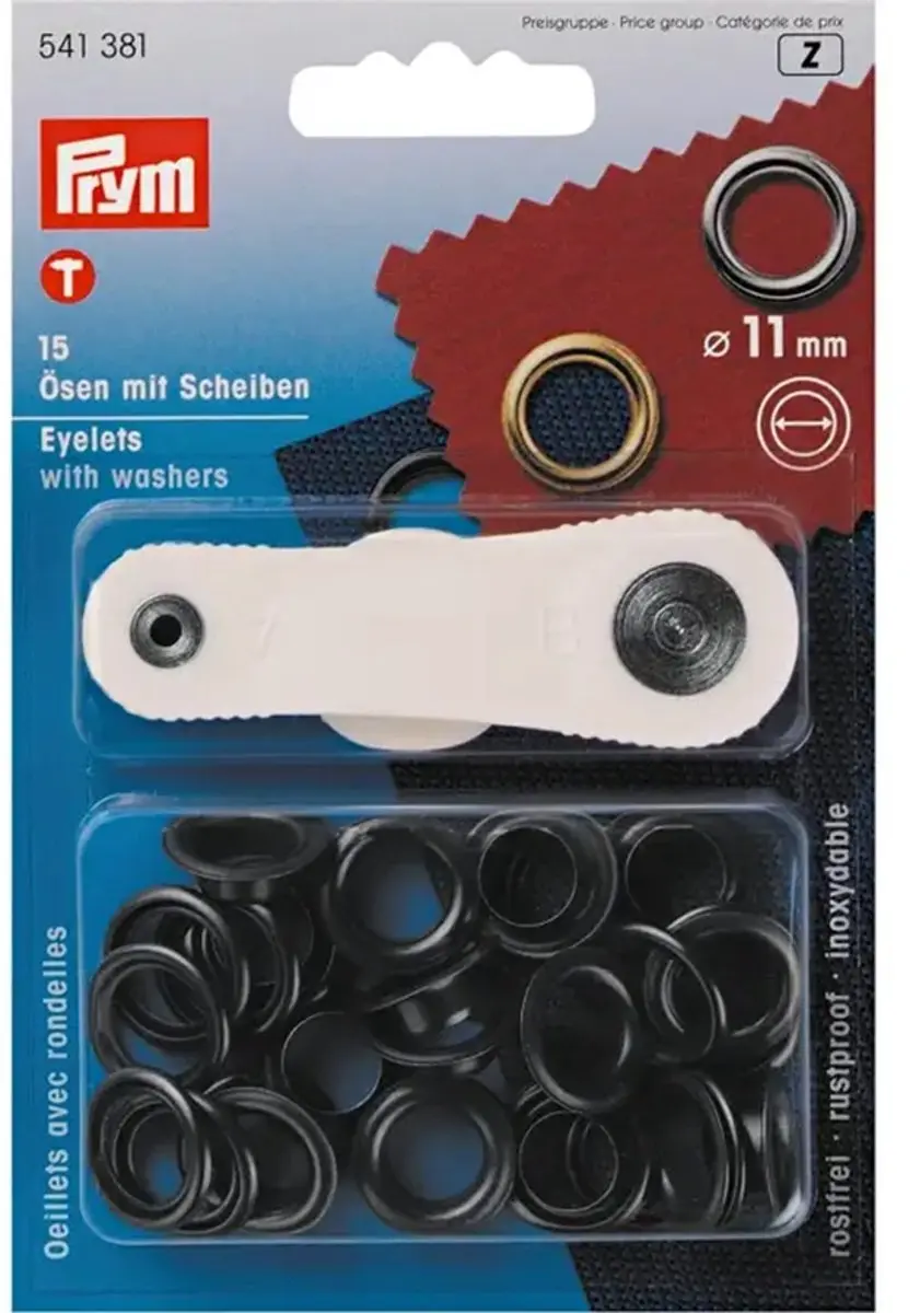 PRYM Ringen met schijven MS 11mm gebronsd 541381