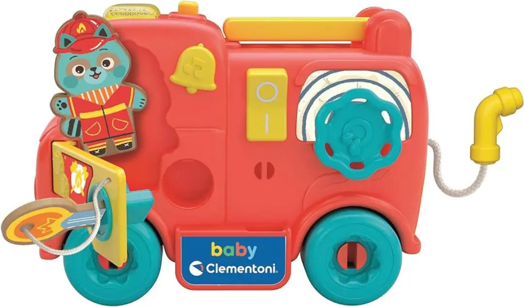 Clementoni Montessori Brandweerwagen Houten Elementen - afbeelding 2 van 3