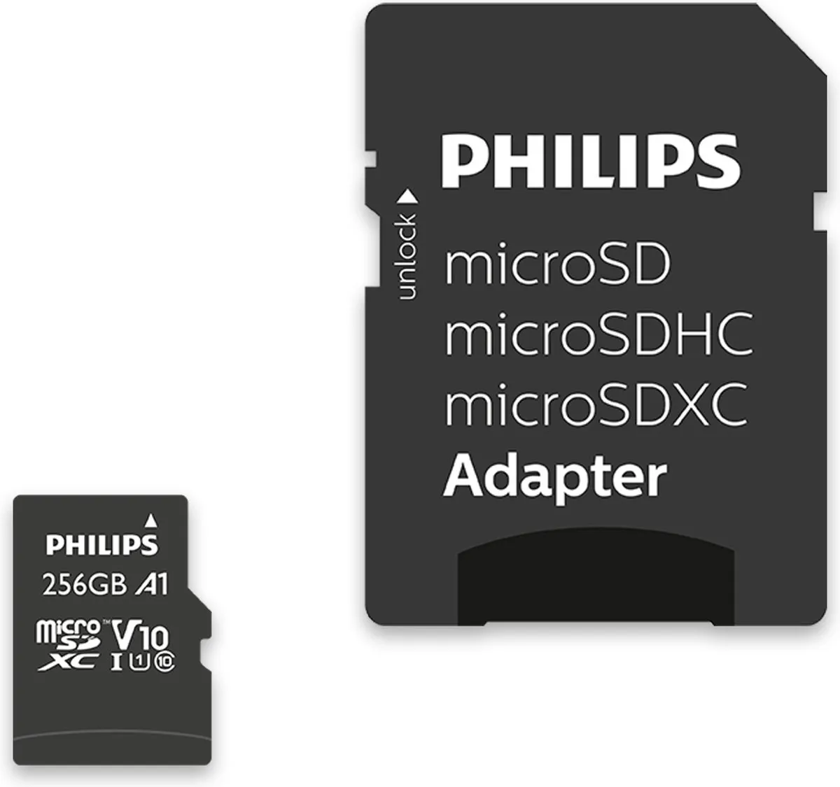 Philips FM25MP45B Micro SDXC Geheugenkaart 256GB