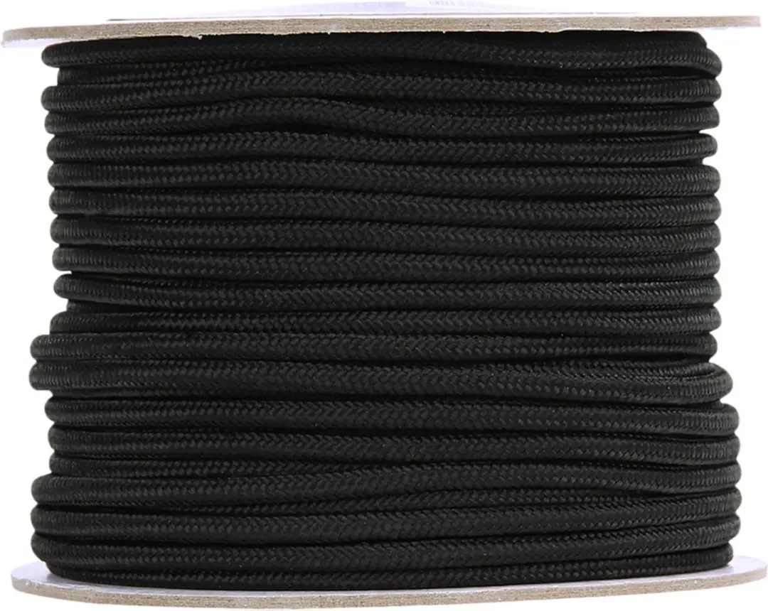 Fosco Touw op rol 5mm/60mtr zwart