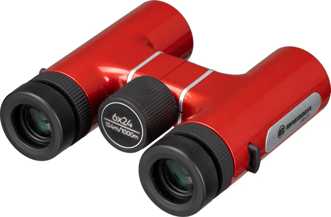 Bresser Spirit 9676206 Verrekijker 6x24 - Rood - afbeelding 3 van 6