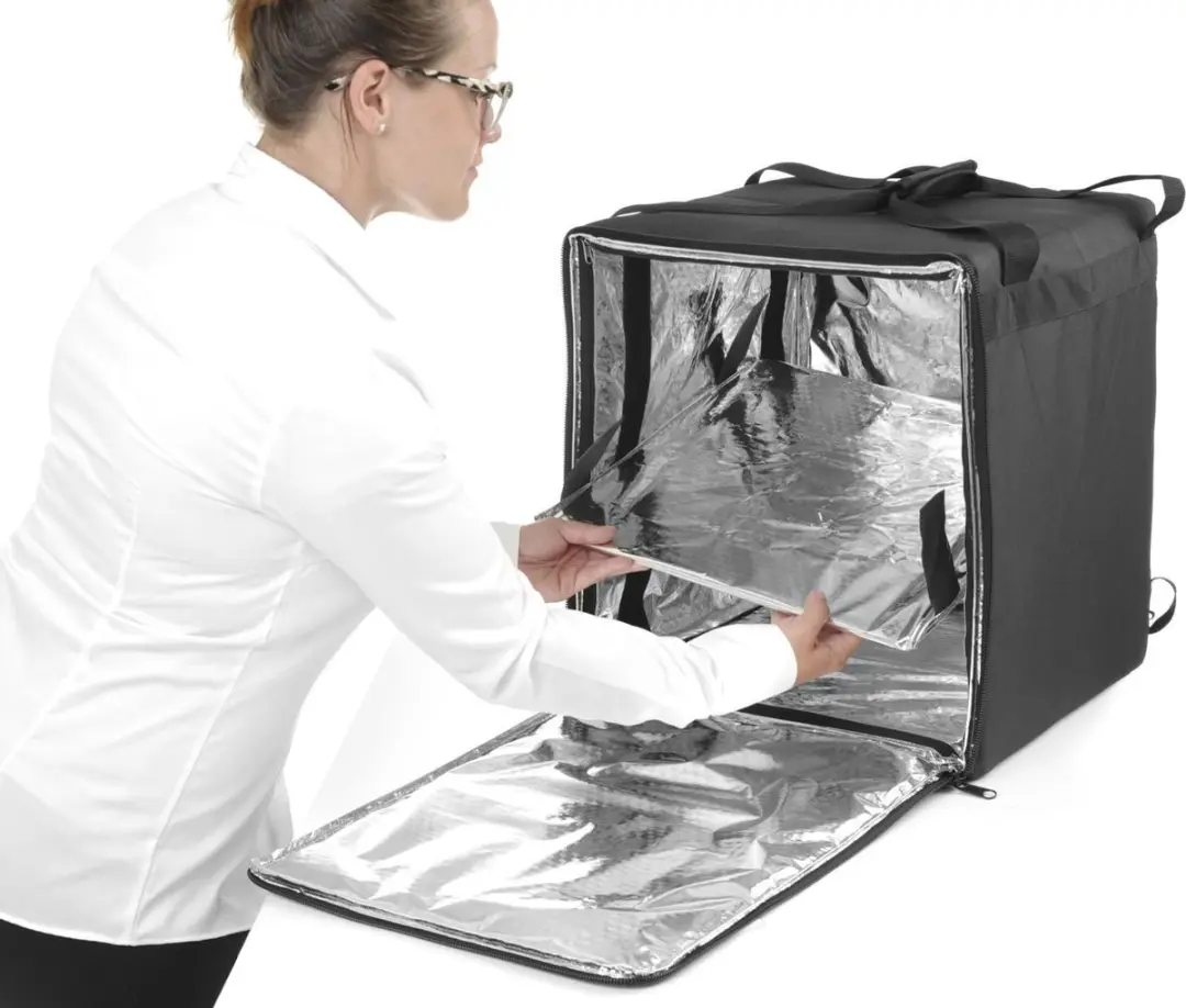 HENDI Geïsoleerde Rugtas 75,2L - 410x410x480mm - Zwart - afbeelding 3 van 6