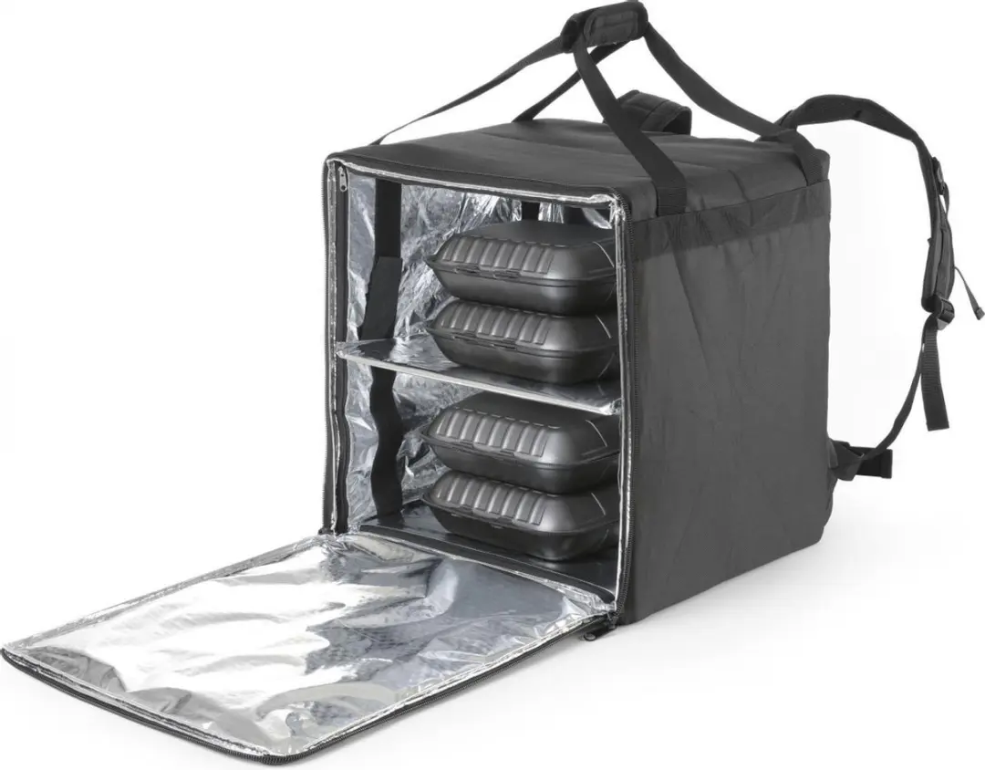 HENDI Geïsoleerde Rugtas 75,2L - 410x410x480mm - Zwart - afbeelding 4 van 6