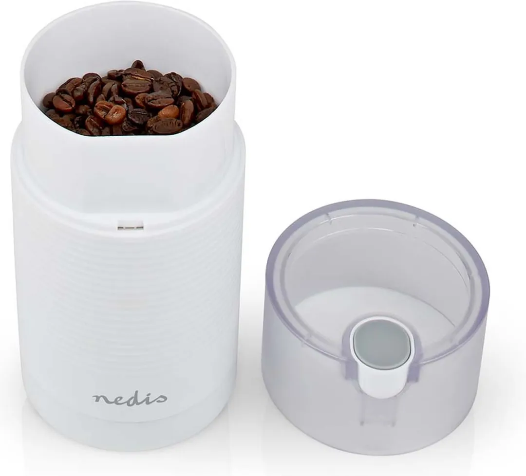 Nedis Koffiemolen KACG200CWT - 150W - 70g - Wit