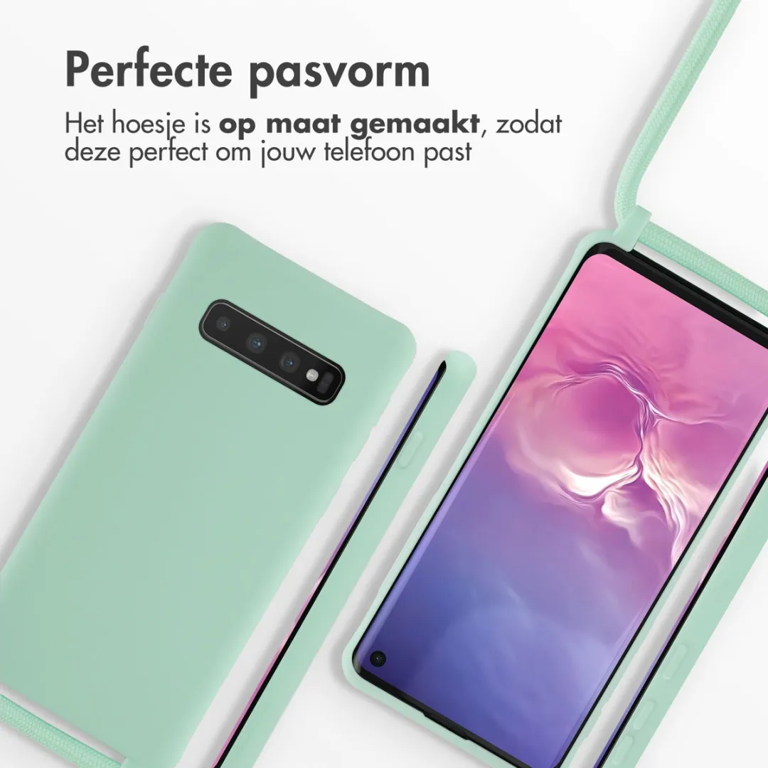 Imoshion Siliconen Hoesje Samsung Galaxy S10 - Mintgroen