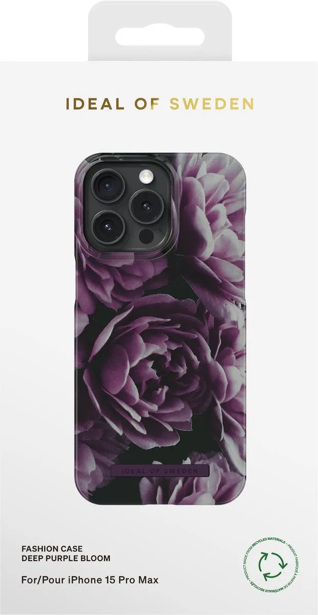 iDeal of Sweden iPhone 15 Pro Max Hoesje Deep Purple Bloom - IDFC-I2367P-486 - afbeelding 2 van 6