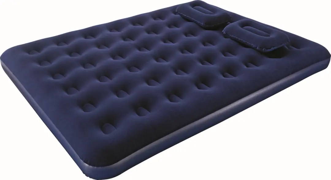 Bestway Pavillo Flocked Luchtbed 22cm Queen Set - Blauw - afbeelding 5 van 6