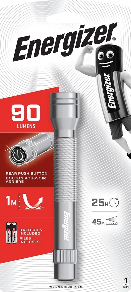Energizer LED Zaklamp – 50 lm – Grijs - afbeelding 2 van 6