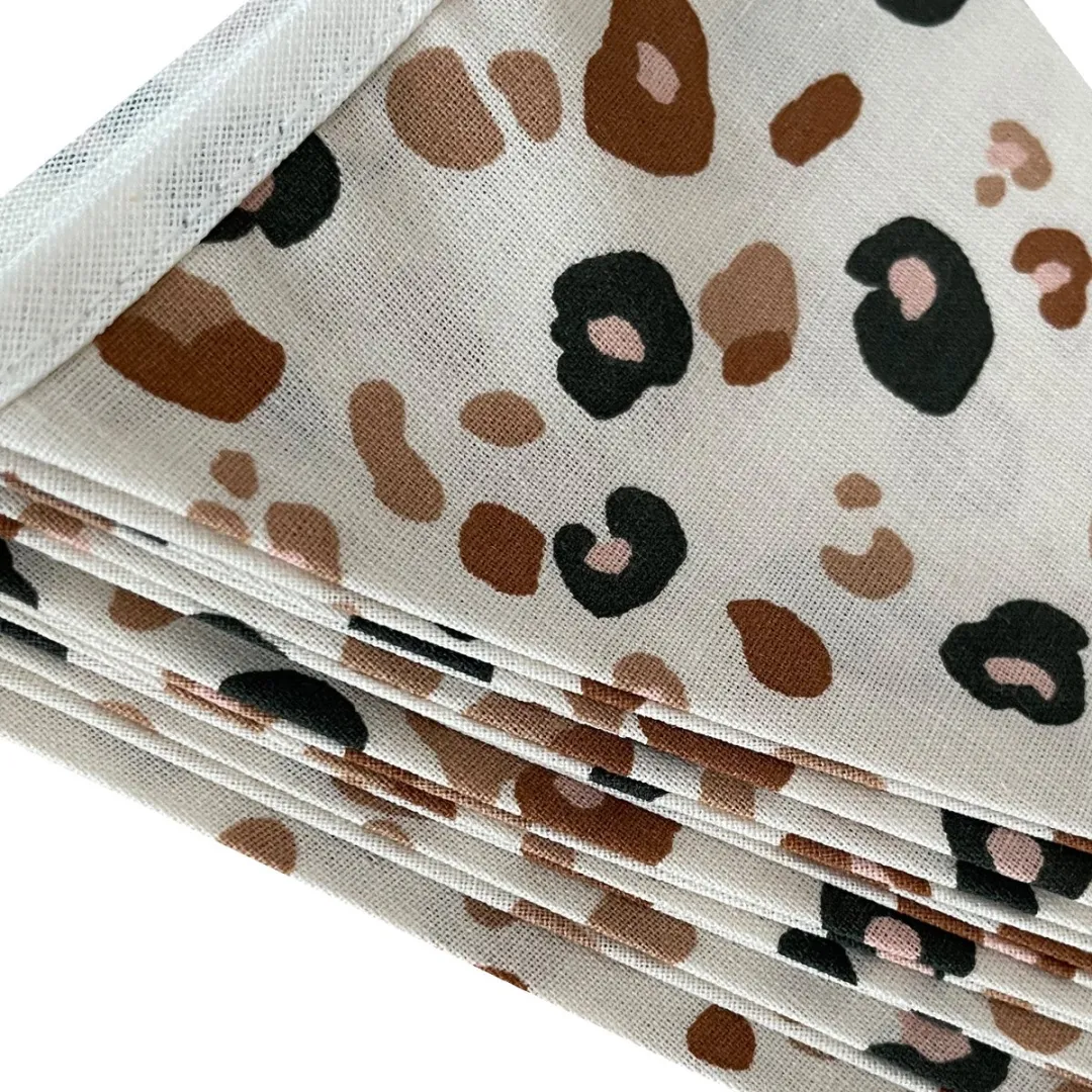 BINK Bedding Stoffen Slinger Leopard XXL - 10m 21 Vlaggetjes