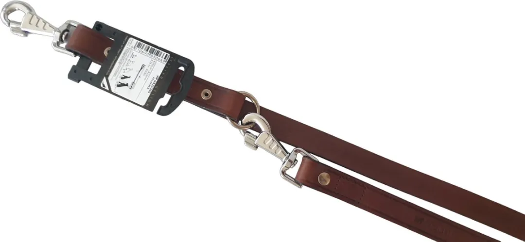 Ferplast VIP Hondenriem Leder Donkerbruin - Maat L-XL - afbeelding 6 van 6