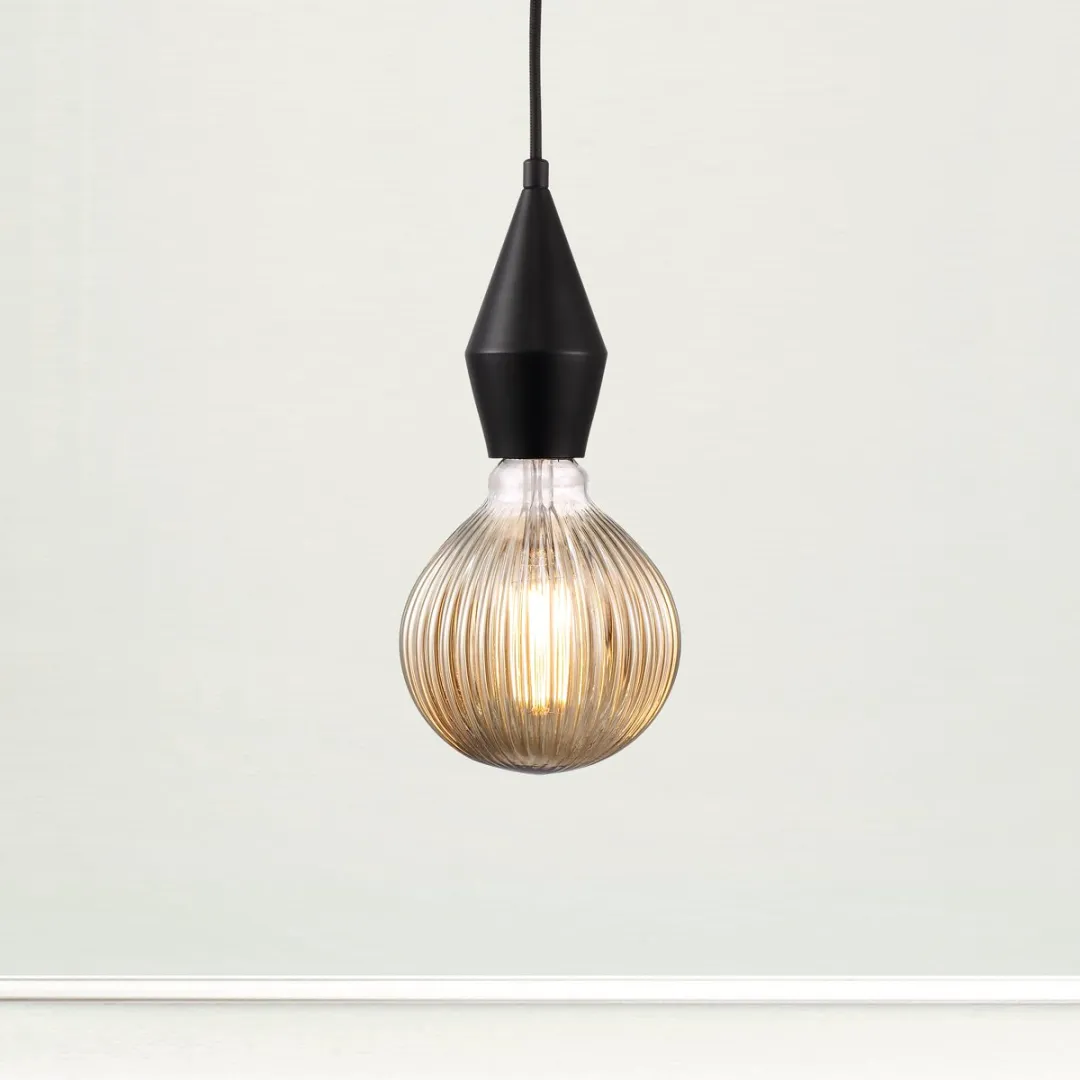 Nordlux Aud Hanglamp E27 - Ø4cm Metaal Zwart - afbeelding 6 van 6