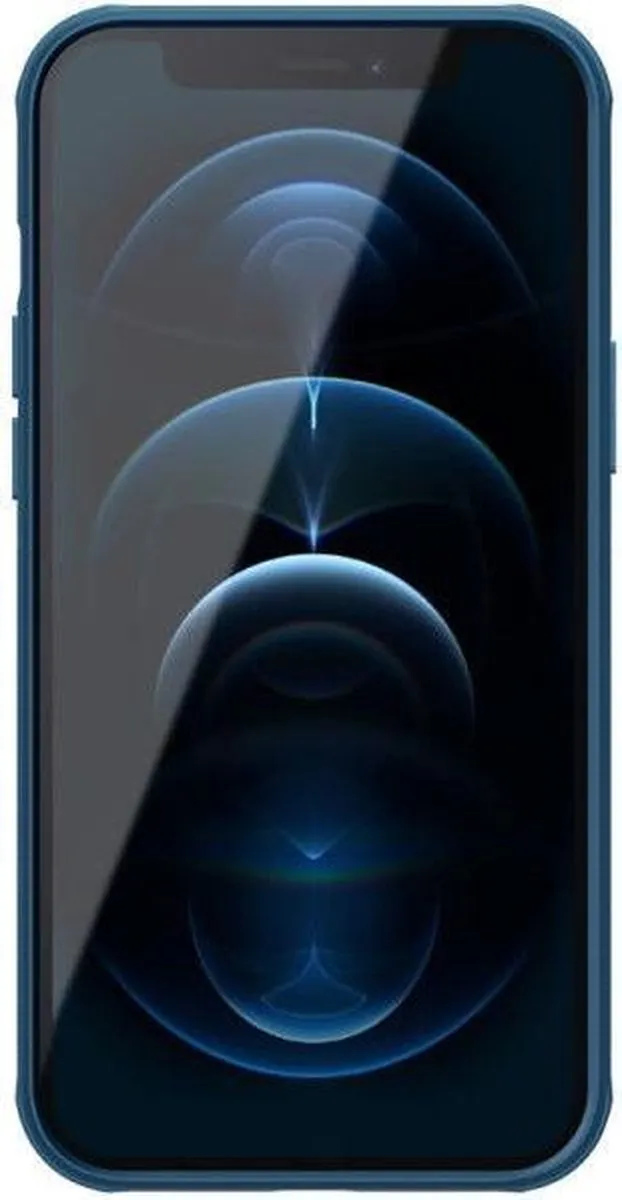 Nillkin Super Frosted Shield iPhone 12 Pro Max Hoesje - Blauw