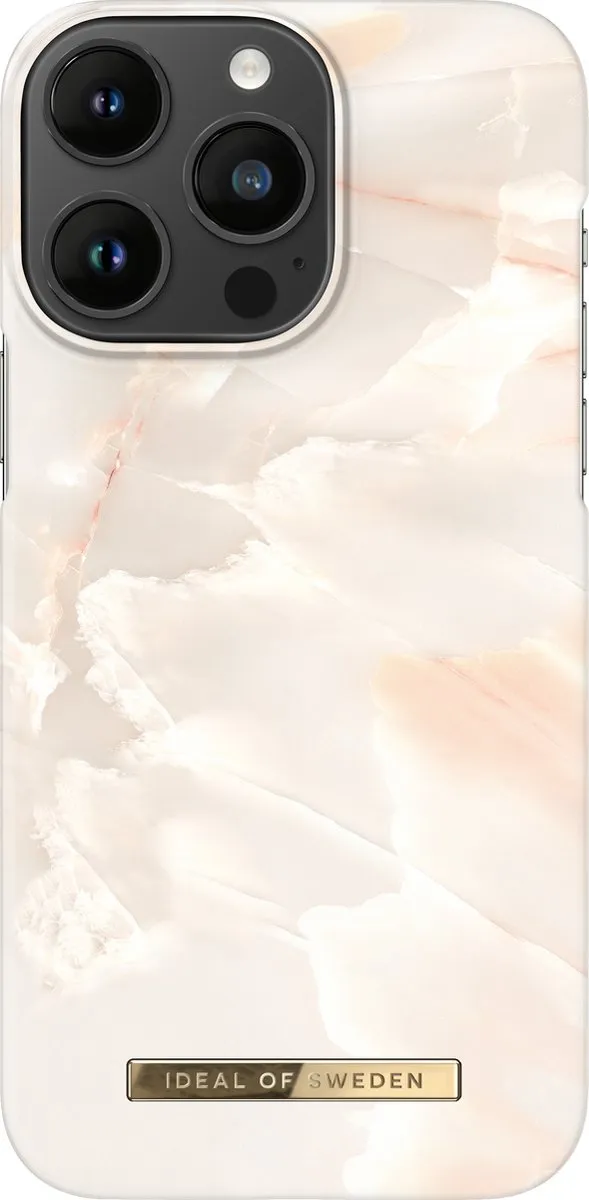 iDeal of Sweden iPhone 14 Pro Max Hoesje - Rose Pearl Marble - MagSafe