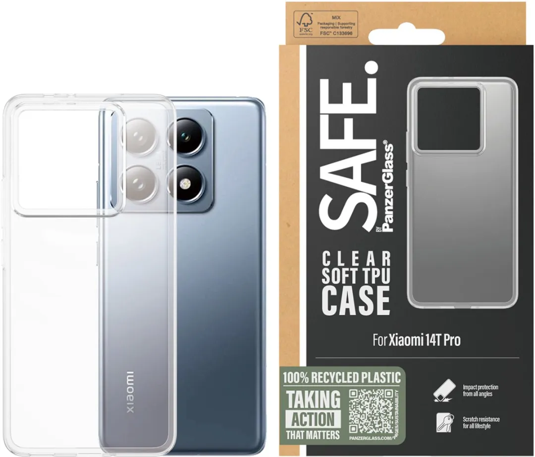 PanzerGlass SAFE. TPU Hoes Xiaomi 13 Ultra - Transparant