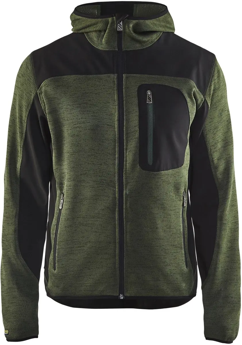 Blaklader Gebreid vest met softshell 4930-2117