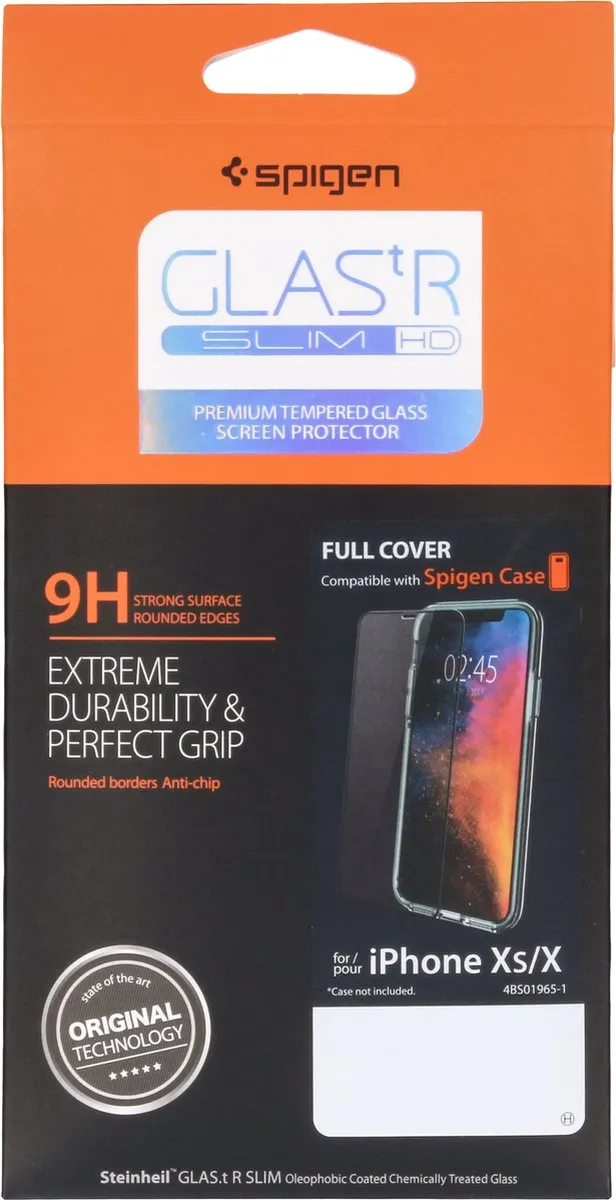 Spigen Full Cover Glas iPhone 11 Pro - 057GL22986 - Zwart