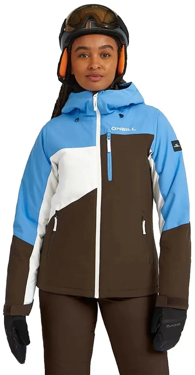 O´neill Fwc Cruz Triple Snow Jas Bruin,Blauw M Vrouw