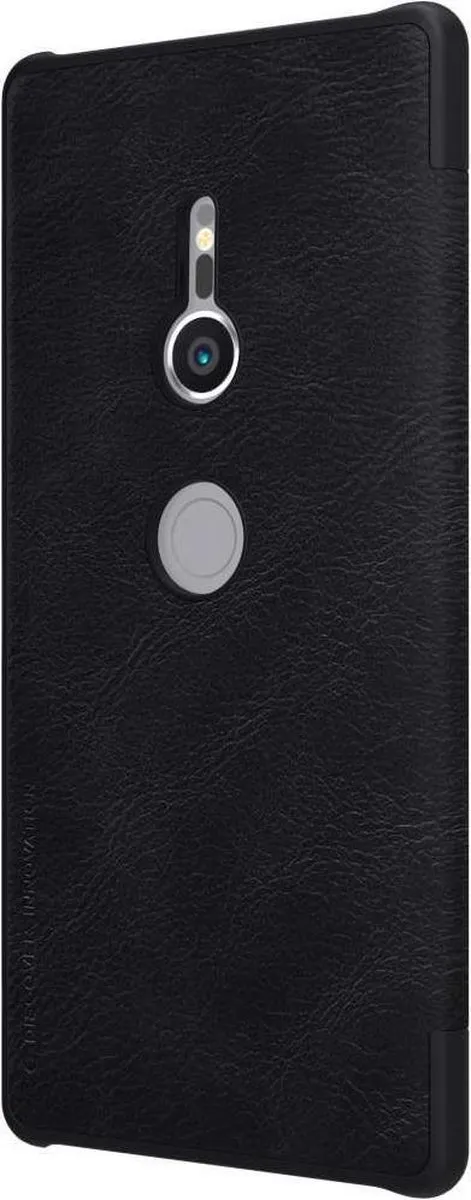 Nillkin Qin Series Hoesje Sony Xperia XZ2 - Zwart - afbeelding 6 van 6