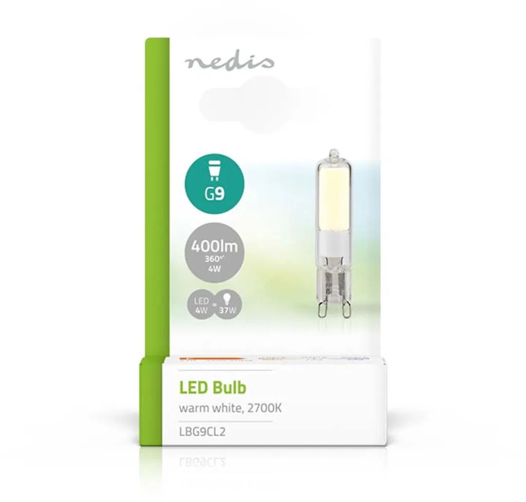 Nedis LED-lamp G9 4W 400lm Warm Wit