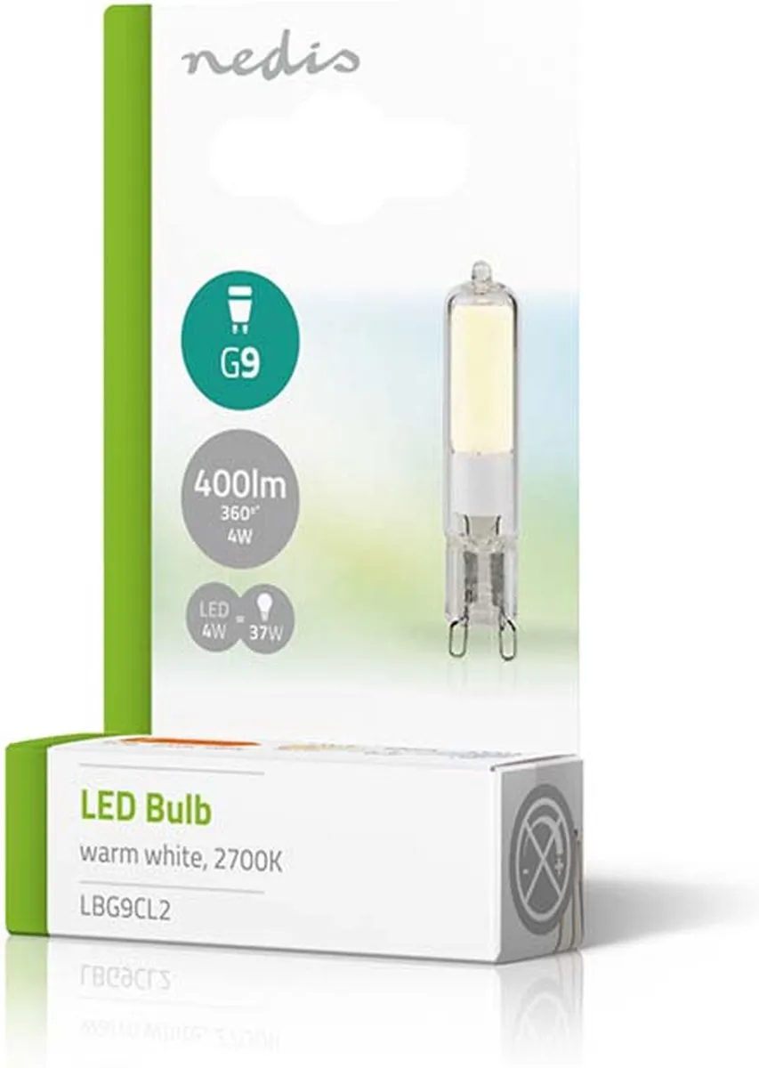 Nedis LED-lamp G9 4W 400lm Warm Wit