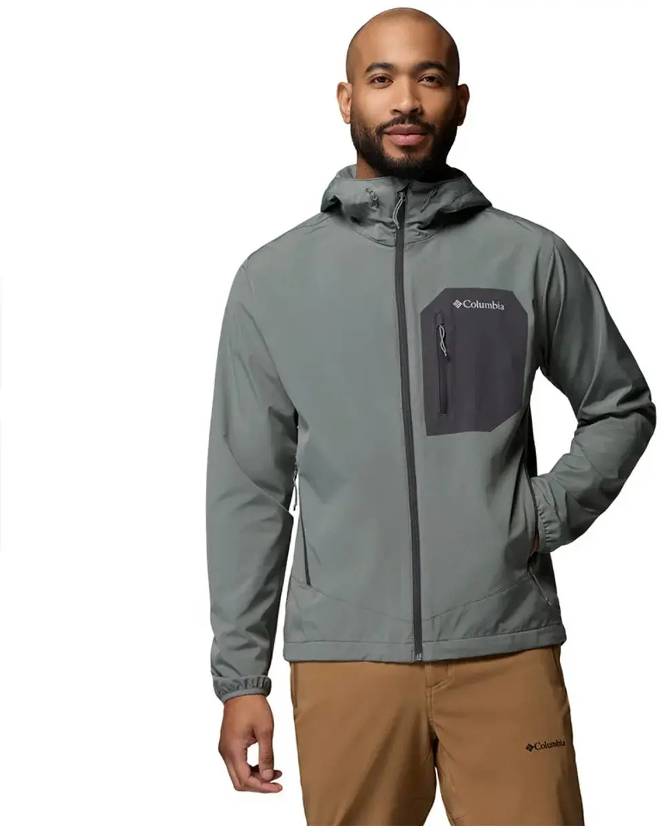 Columbia Tall Heights™ Iii Softshelljack Grijs S Man